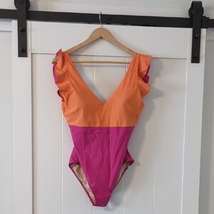 summersalt Pink and Orange One piece